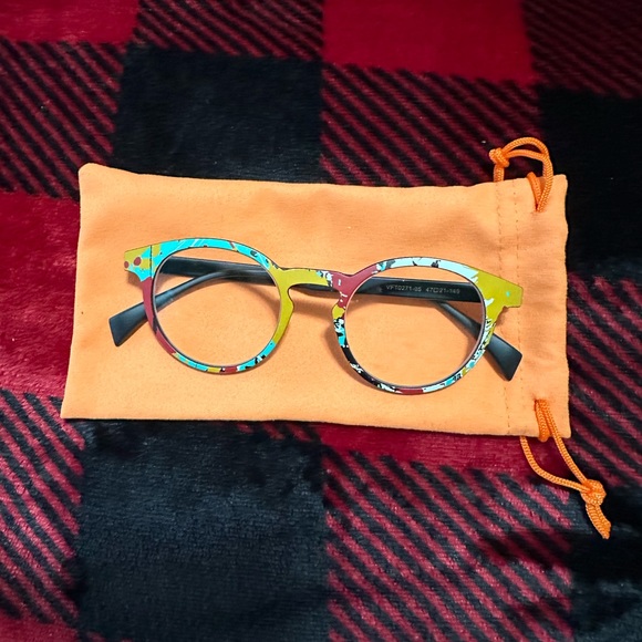 Bold-Multi-Colored UNISEX Non-Prescription Frames - Picture 6 of 8